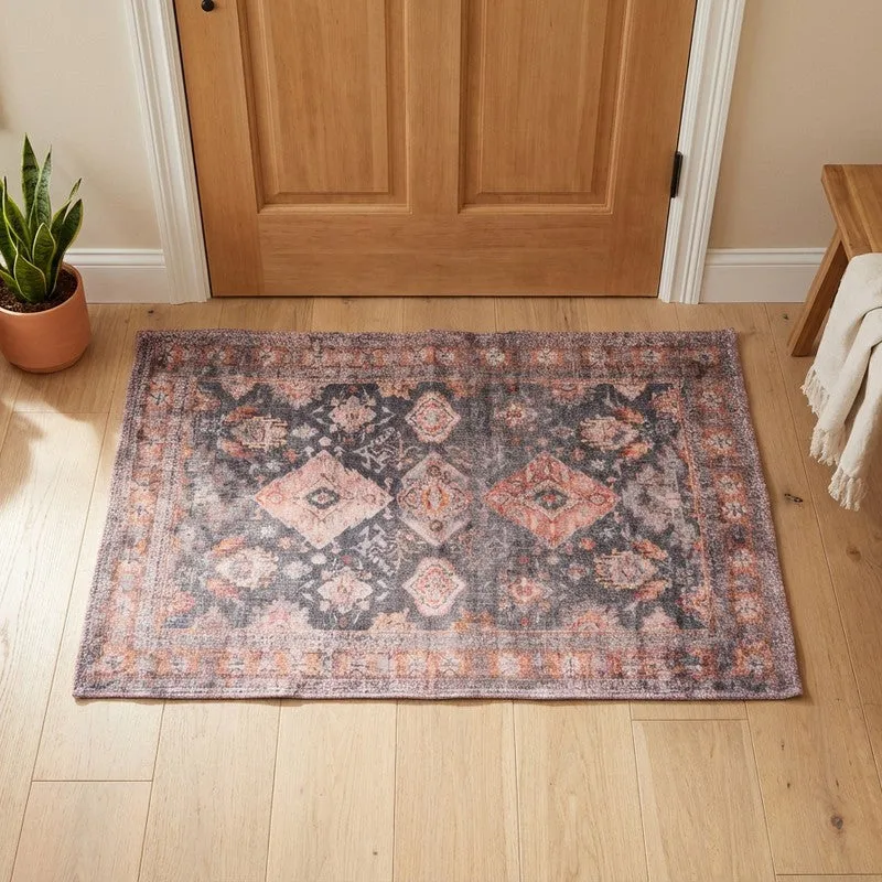 Block Geometry Cotton Hand Woven Cotton Rug media 8