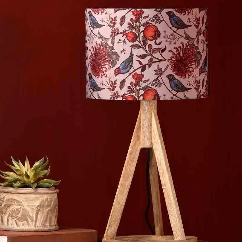 Wilding Wooden Table Lamp - Multicolor media 3