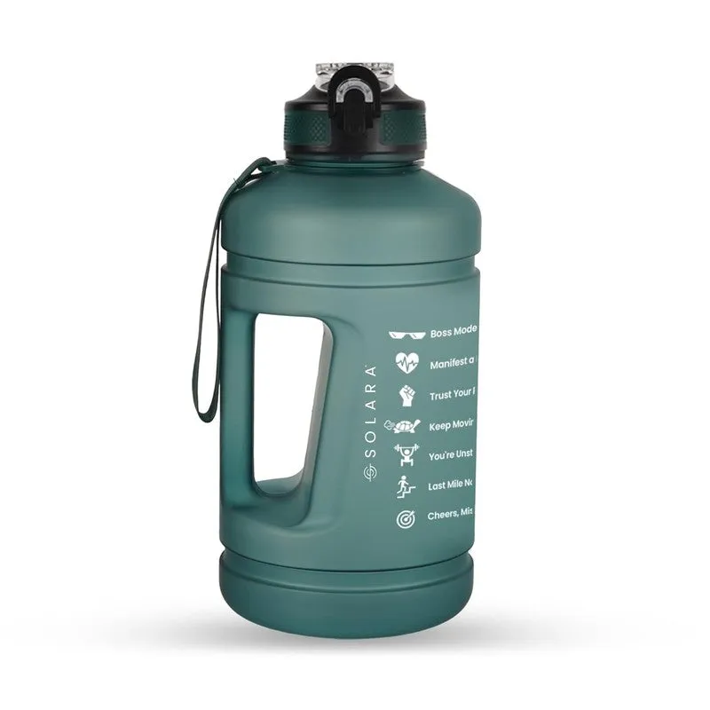 Solara Plaino Plastic Water Bottle (2200 mL) - Green media 3