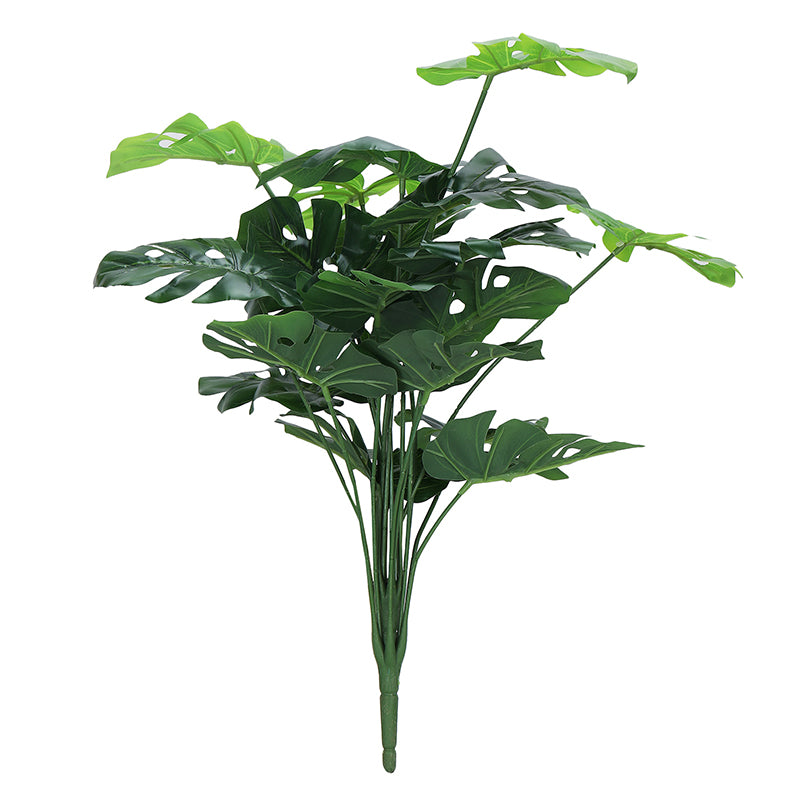 Botanika Artificial Monstera With Black Plastic Pot & pebbles - 2 Feet media 3