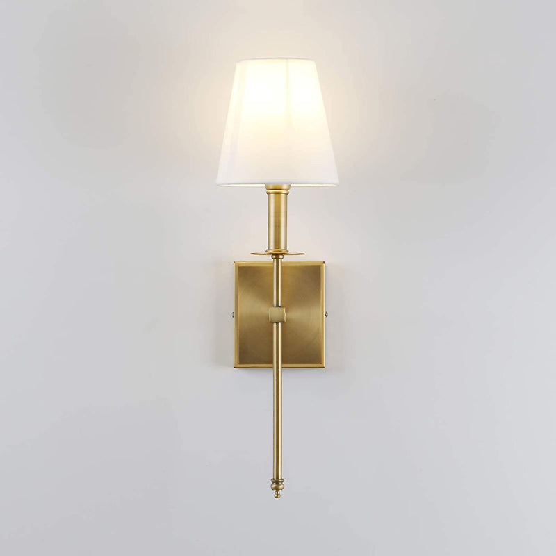 Venta Linen & Metal Wall Lamp media 4