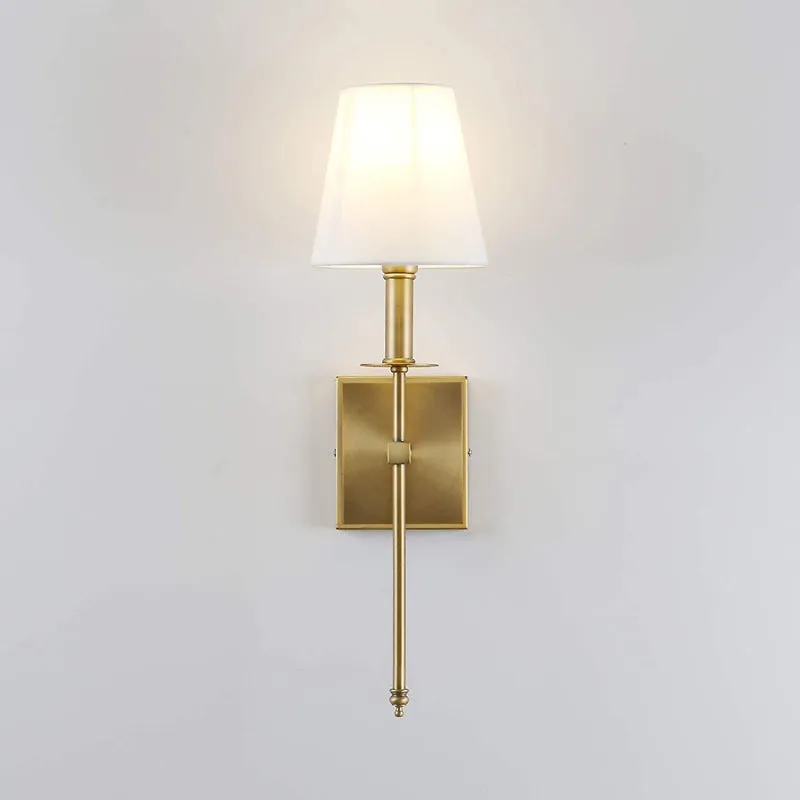 Venta Linen & Metal Wall Lamp media 4