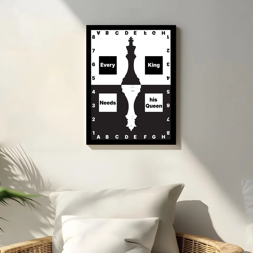 Black & White Chess Wisdom Wall Art media 5
