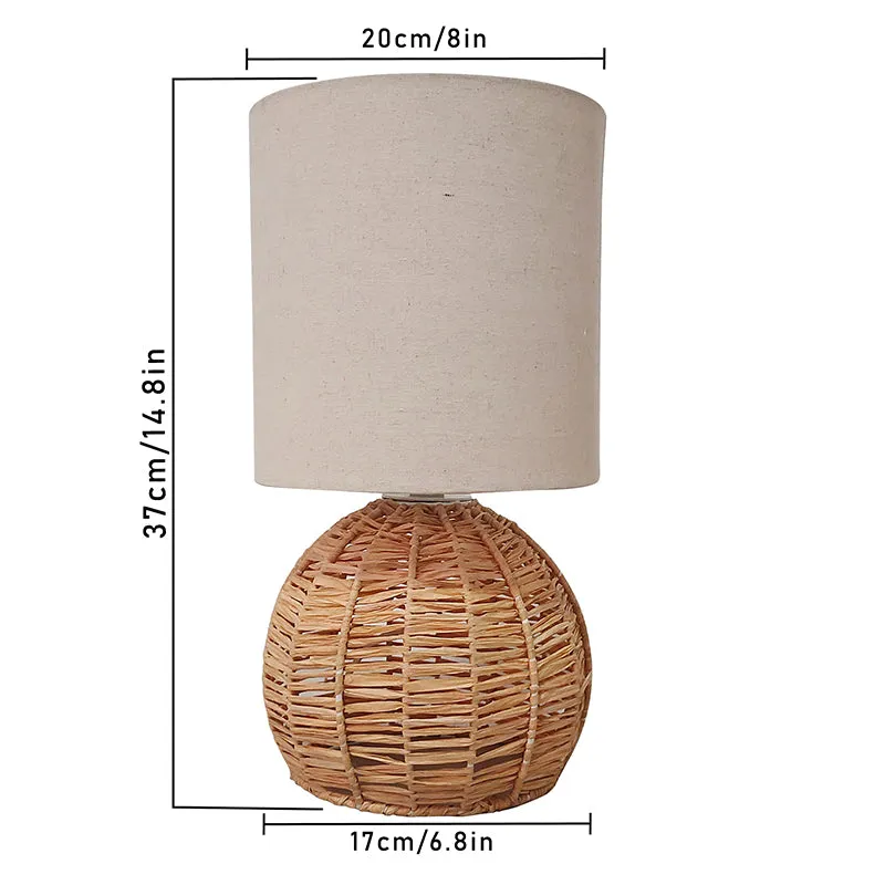 Palladian Raffia Fabric Table Lamp media 5