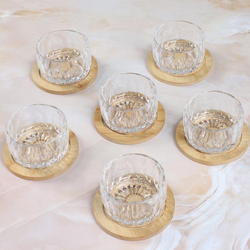 Leolin Glass Dessert Bowl (100 ML Each) - Set Of Six media 3