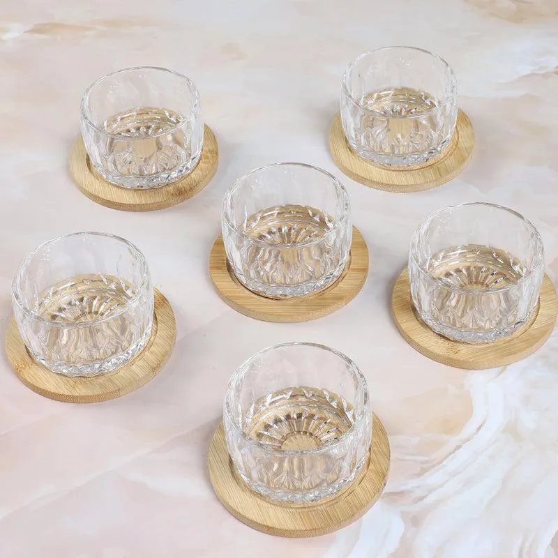 Leolin Glass Dessert Bowl (100 ML Each) - Set Of Six media 3
