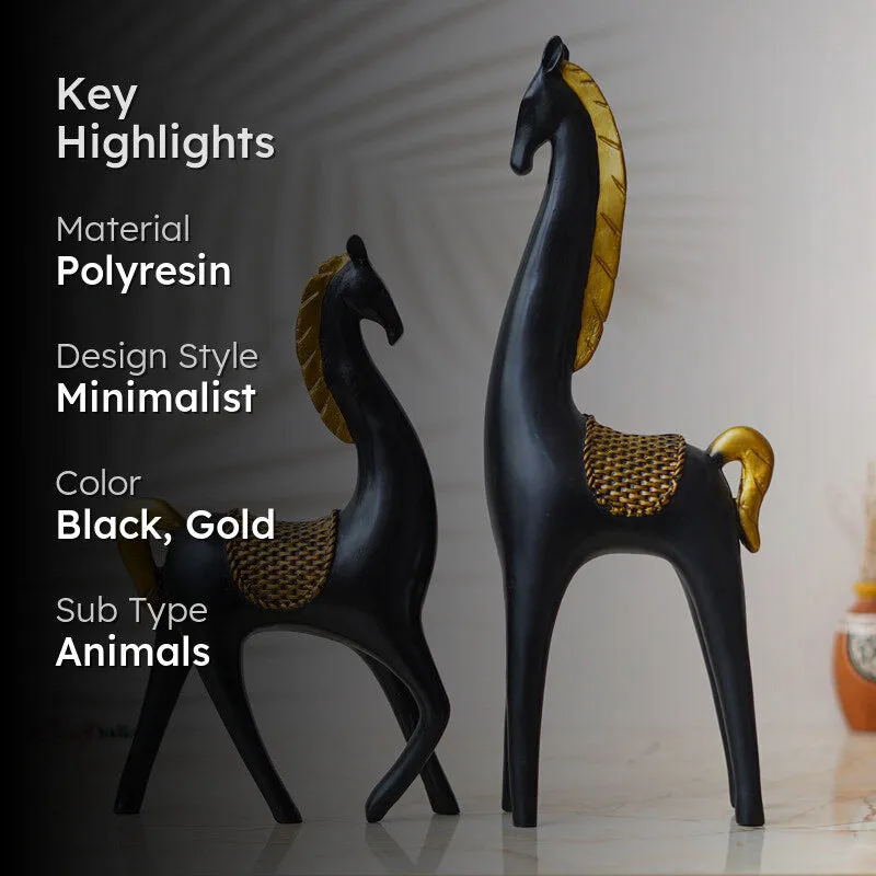 Mysti Stallion Showpiece - Set Of Two media 2
