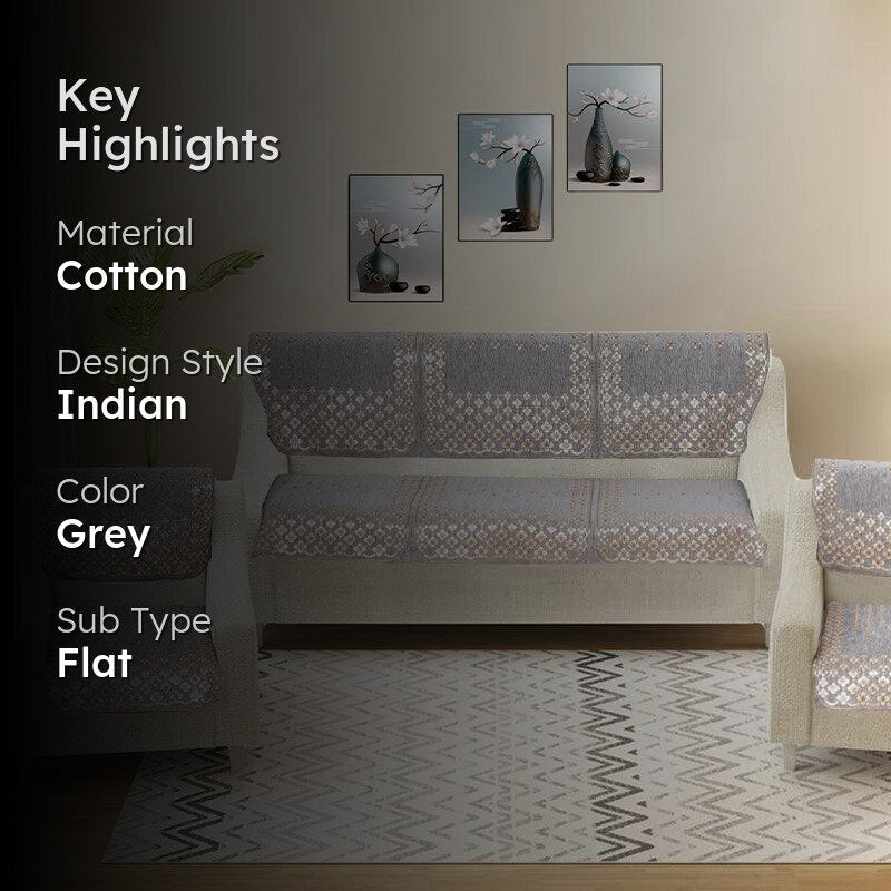 Emsy Sofa Cover - Grey media 2