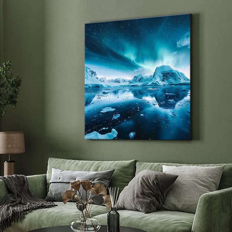 Northern Lights Wall Painting media 4