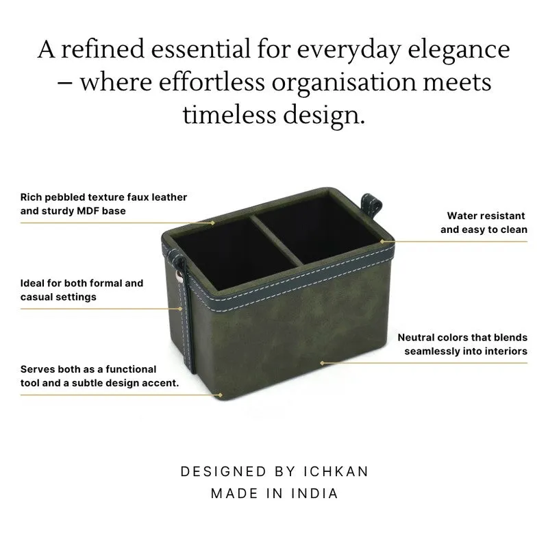 Wicka Dote Desk Organiser - Green media 8