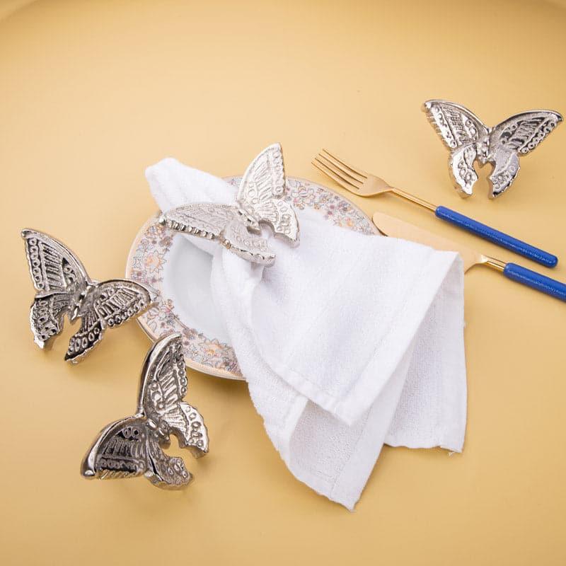 Butterfly Clutch Napkin Ring - Set Of Four media 3