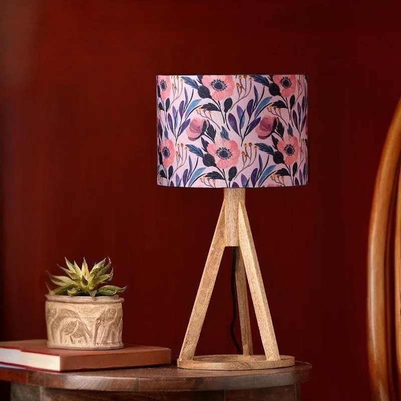 Pastel Party Tripod Fabric Table Lamp - Multicolor media 3
