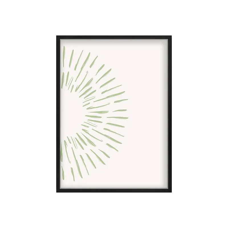 Gentle Aura Canvas Wall Painting With Black Frame media 3
