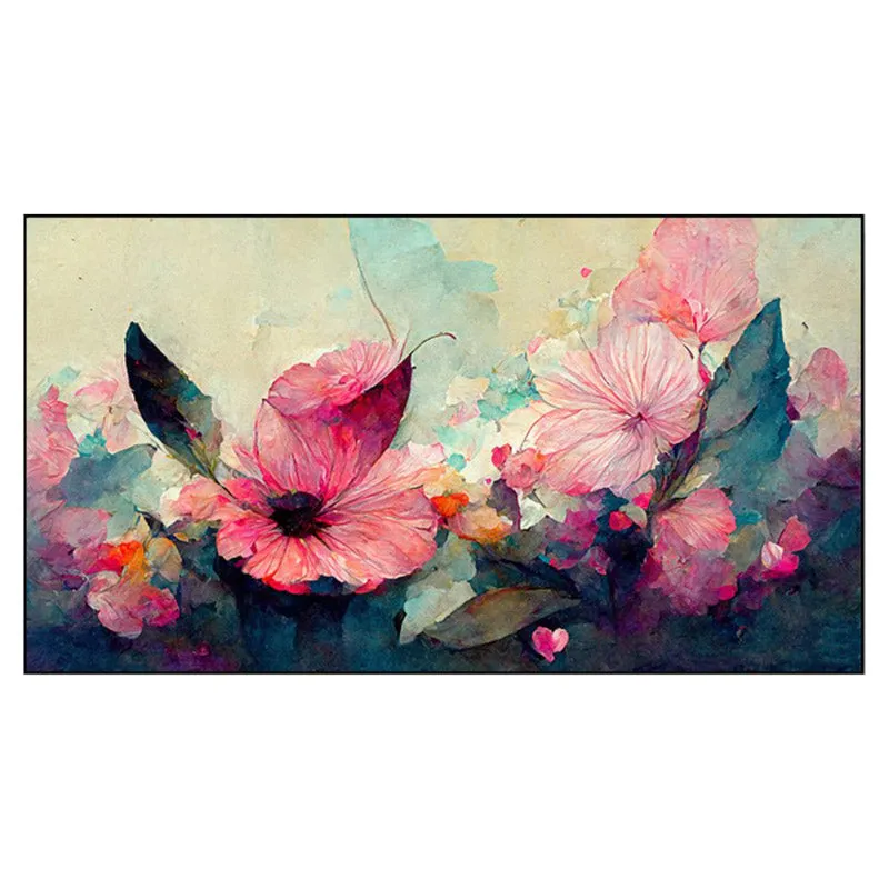 Pink Florada Canvas Wall Painting media 3