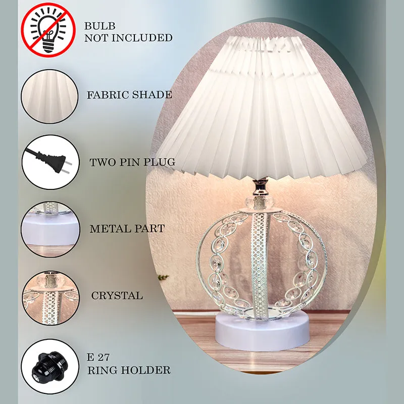 French Pleat Orna Metal Table Lamp media 4