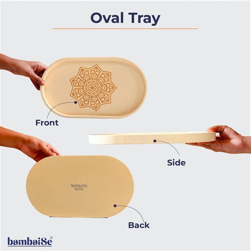 Triva Mandala Serving Tray - Ivory (Single Piece) media 5