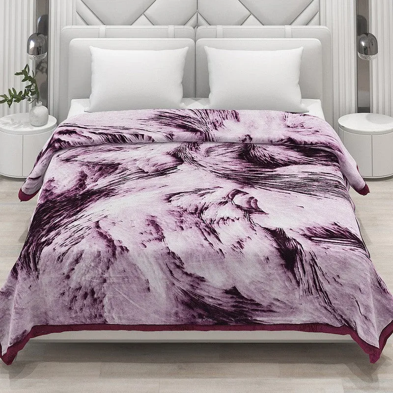 Monte Carlo Velvet Vibe Blanket (Purple)- 1041 GSM media 3