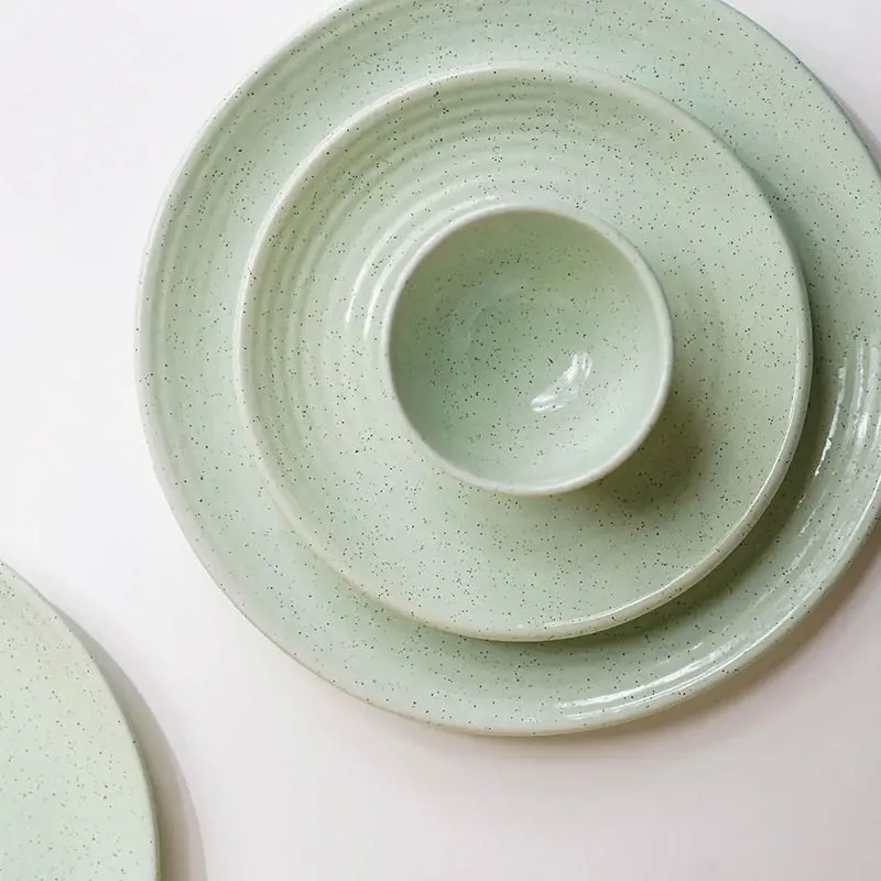 Lemongrass Handmade Dinner Set - 8 Piece Set media 3