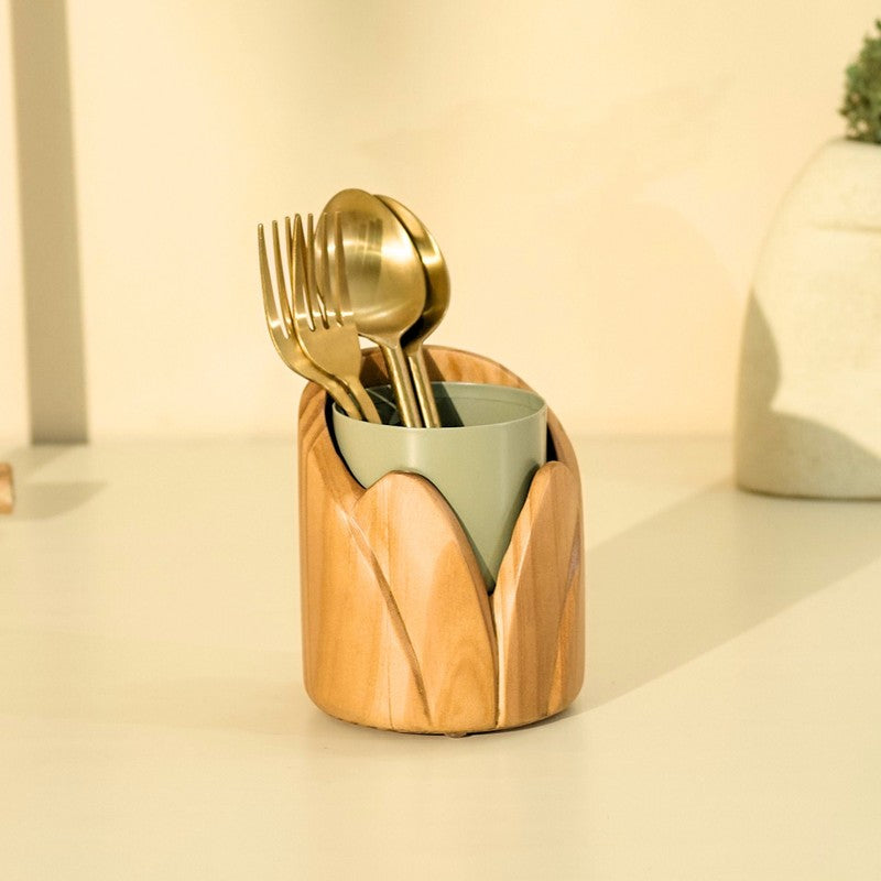 Tupli Wooden Cutlery Holder