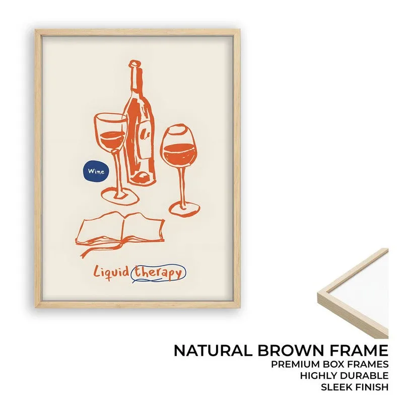Scarlet Sangria Archival Canvas Wall Art - Brown media 10