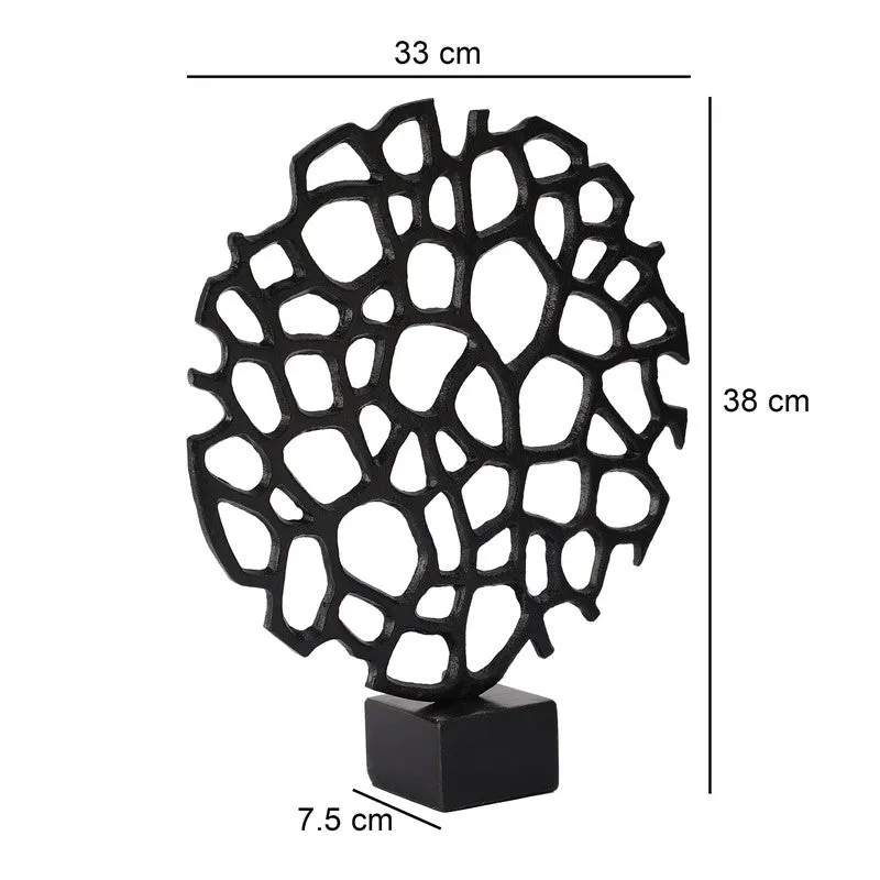 Honeycomb Halo Aluminium Showpiece - Black media 7