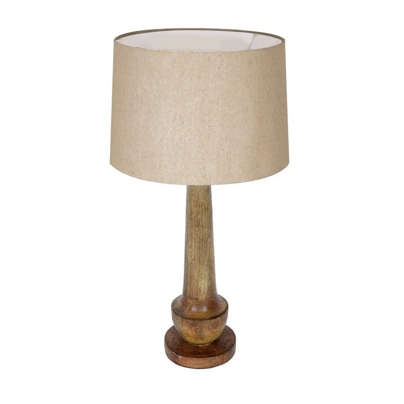 ModoGlow Dynamic Wooden Table Lamp - Beige,Brown media 4