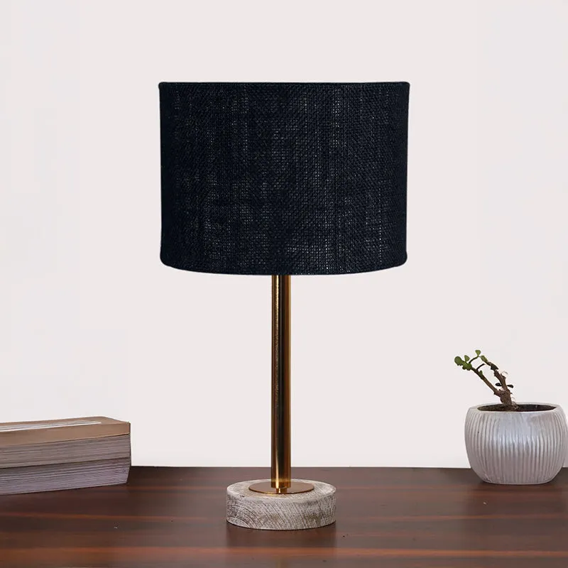 Sienna I Rodin Wooden Table Lamp - Black,Gold,White media 3