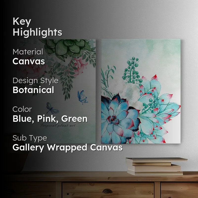 Soft Botanicals Wall Art - Set Of Two media 2