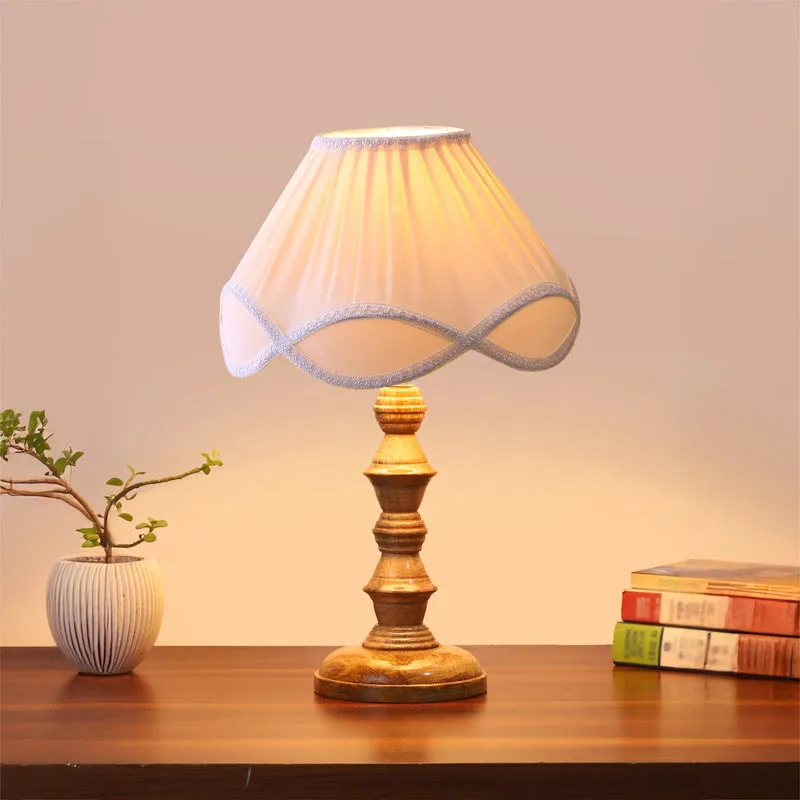 Valencia Timber Wooden Table Lamp media 2