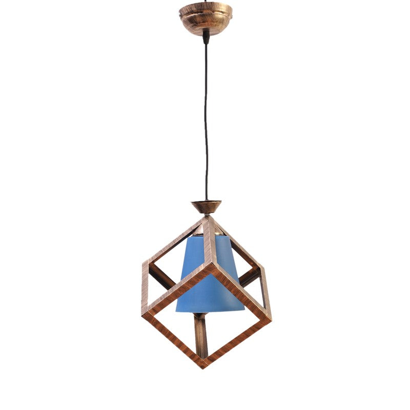 Blush Aura PVC Ceiling Lamp - Blue media 3