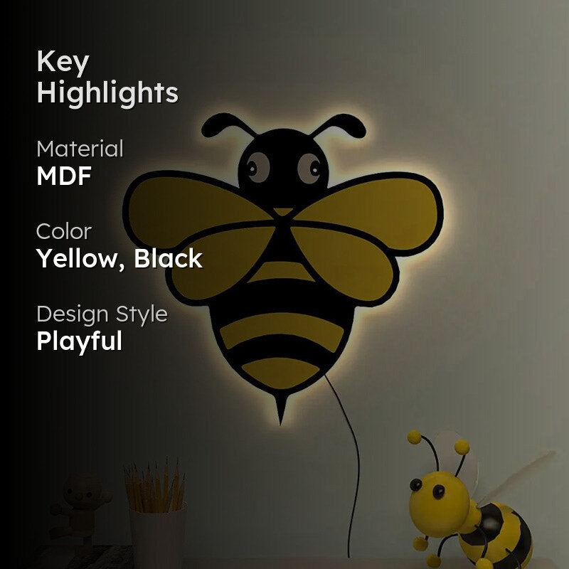 Buzz Bee LED Stripe Light MDF Wall Lamp media 2