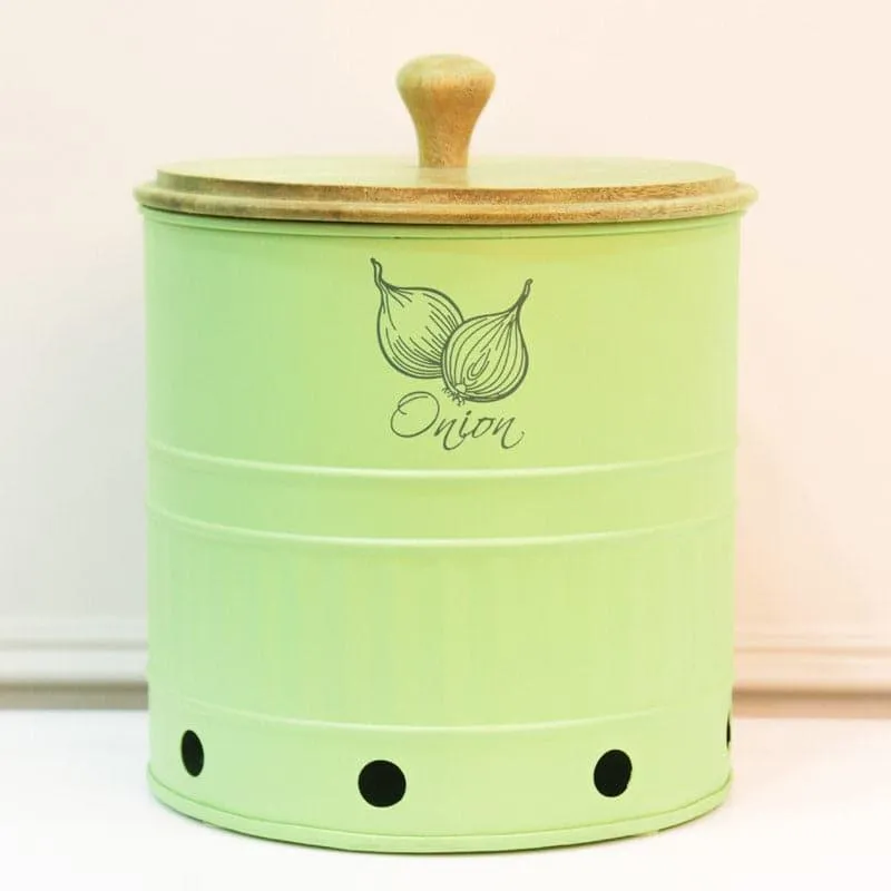 Chipo Onion Storage Container (Green & Brown) - 11 L media 1