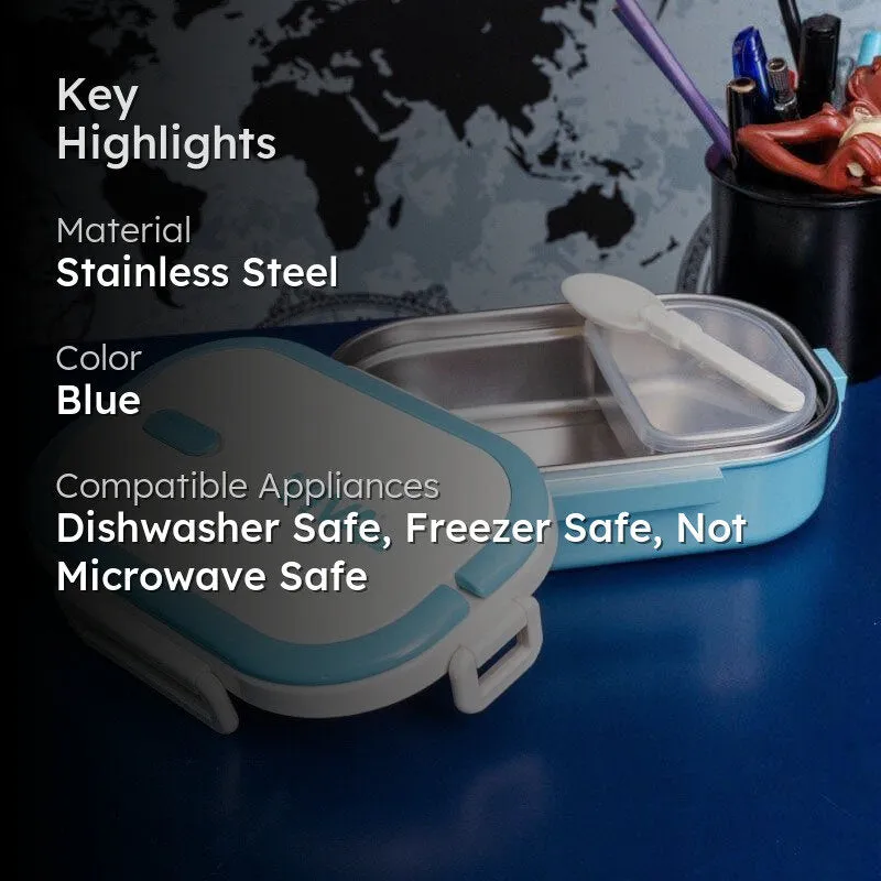 Shapey Lunch Box (White & Blue) media 2