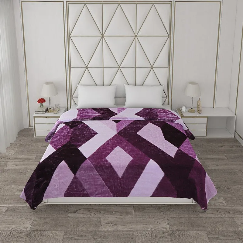 Monte Carlo Violet Oasis Blanket - 600 GSM media 4