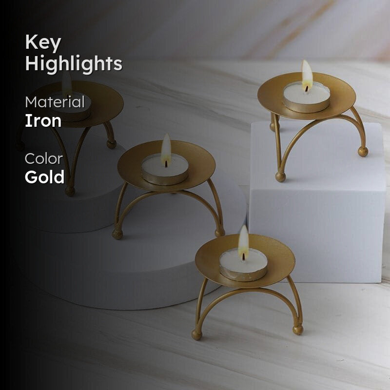 Daksa Tealight Holder - Set Of Four media 2