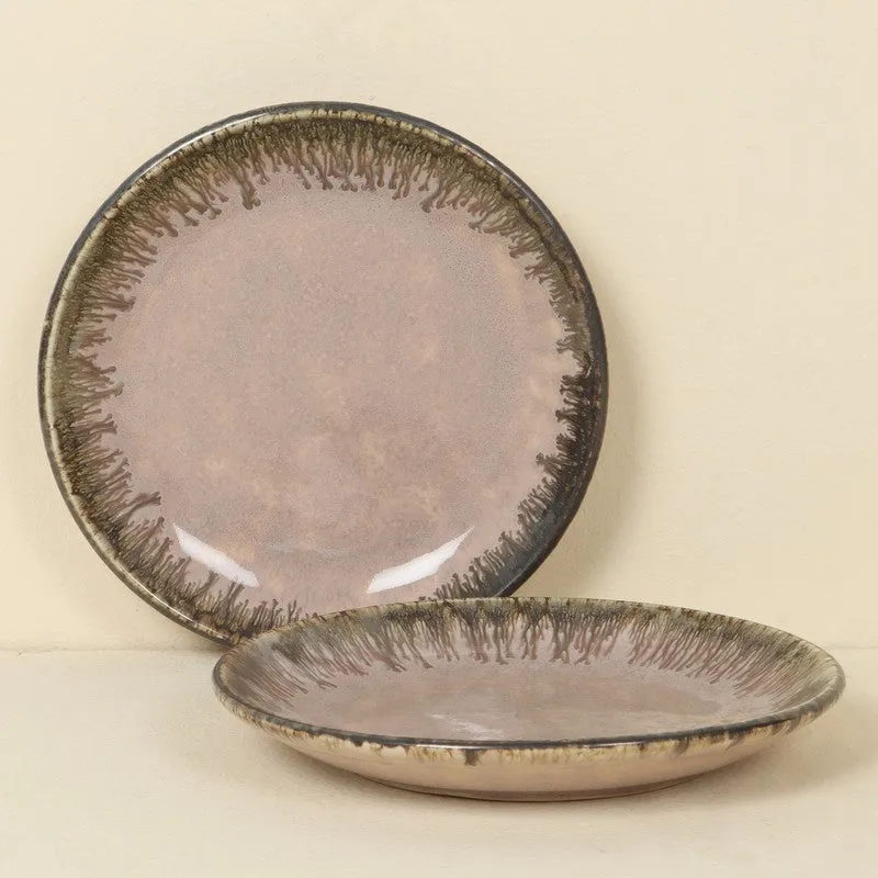 Cuisinelle Ceramic Quarter Plates (Pink) - Set Of Two media 3