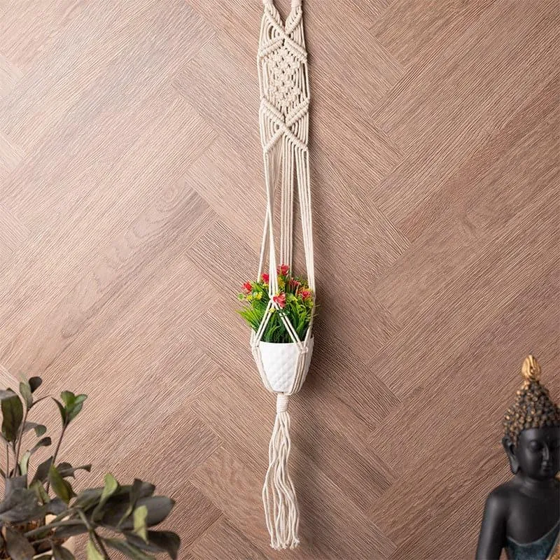 Siero Macrame Planter media 1