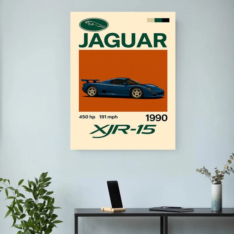 Jaguar XJR-15 Wall Poster media 3