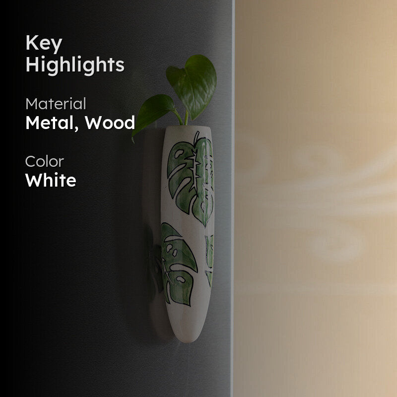 Monstera Lush Magnetic Fridge Planter media 2