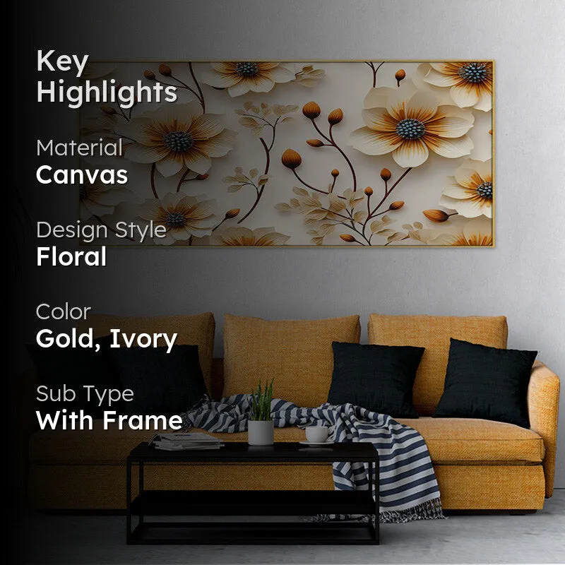 Gala Flora Canvas Wall Painting media 2