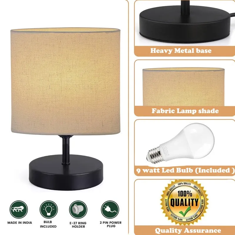 MonoCraft Light Metal Table Lamp - Beige media 4
