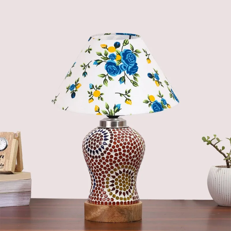 Aranya Fleur Wooden Table Lamp - Multicolor media 4