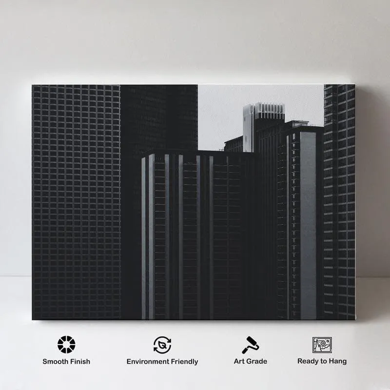Chicago Cityscape Symphony Canvas Wall Painting - Gallery Wrap media 4