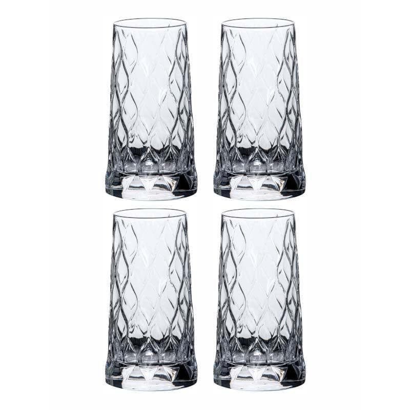 Pasabahce Foliage Whiskey Glass (345 mL) - Set Of Four media 4