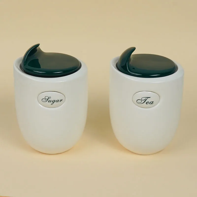 Lamia Green Storage Containers (1000 mL Each) - Set Of Two media 1