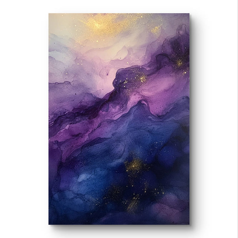 Amethyst Nights Wall Painting media 3