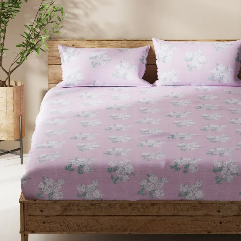 Harven Bedsheet (Pink) - 115 GSM media 4