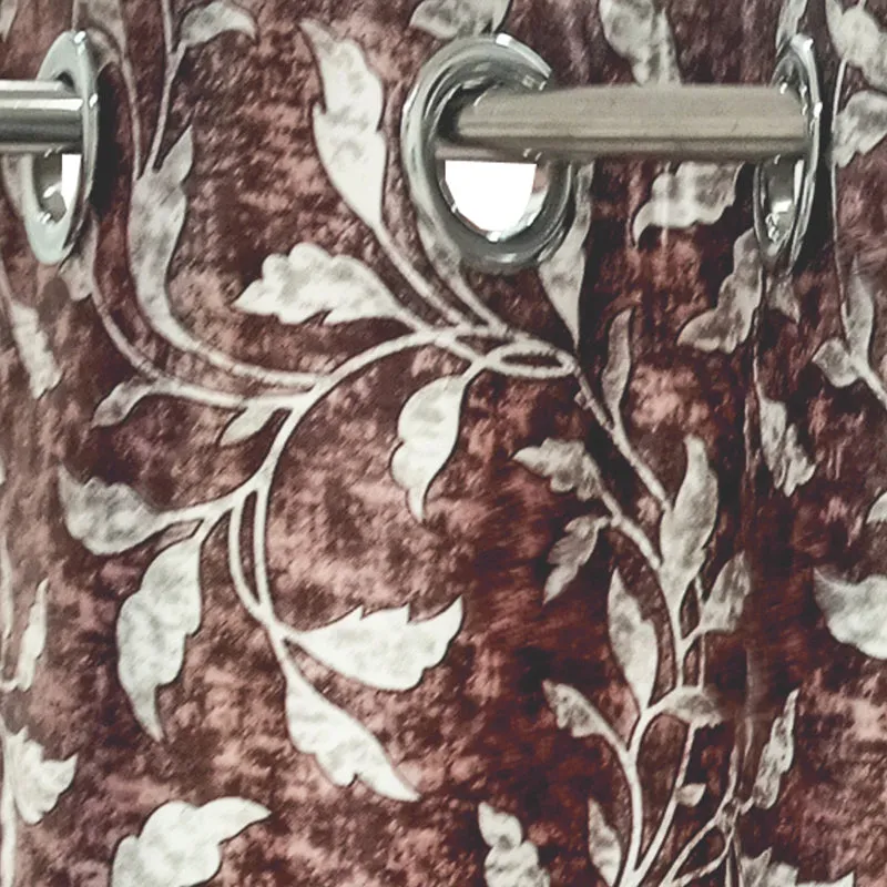 Ralph Floral Artificial Silk Curtain media 4
