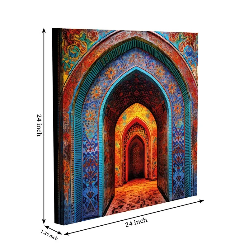 Infinity Of Arcs Canvas Wall Painting media 9