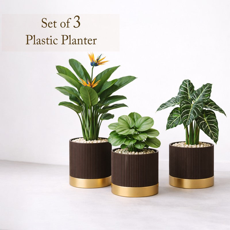 Solterra Planters (Brown) - Set Of Three media 3